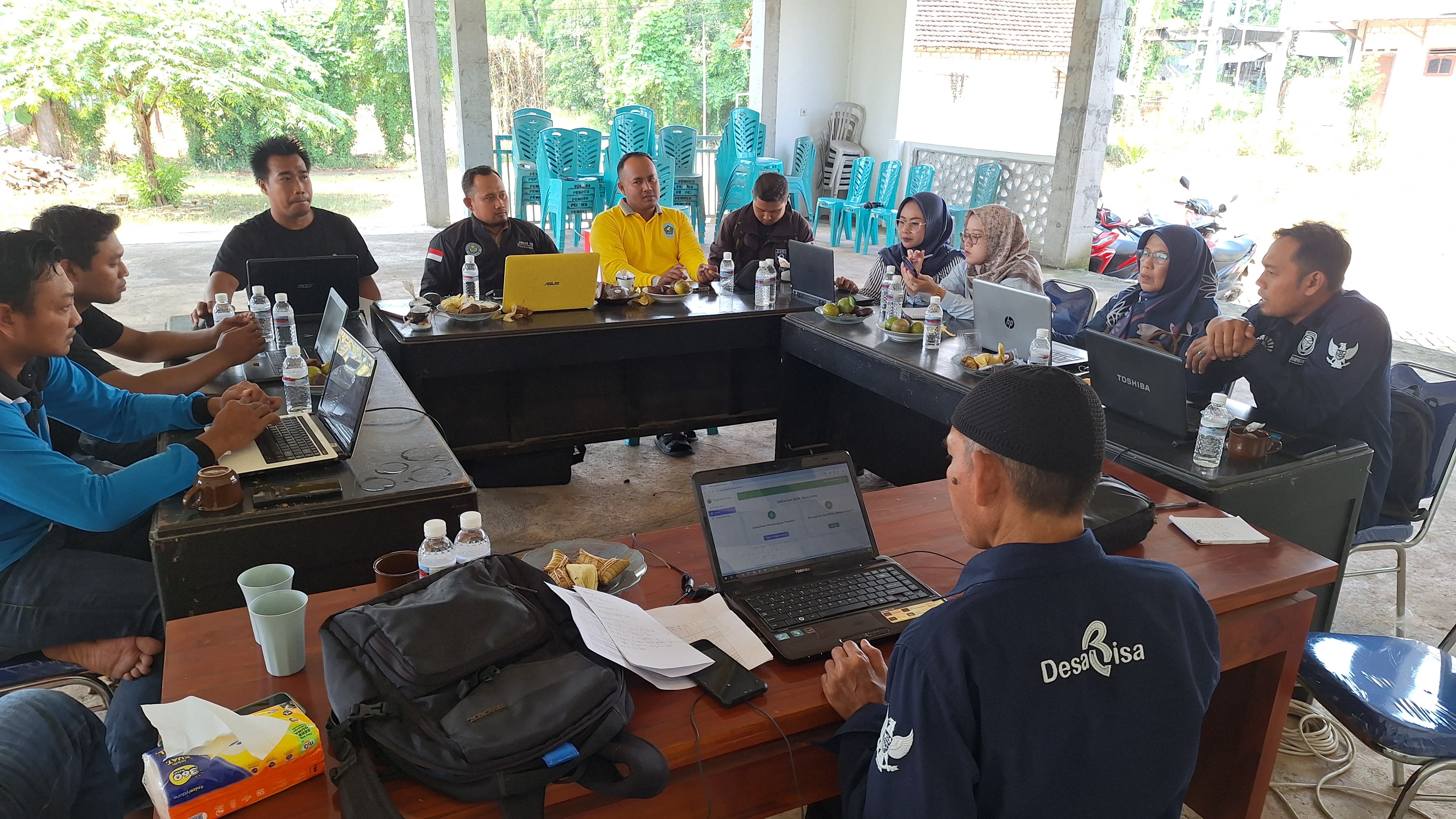 Pendampingan BUMDesa Se-Kec. Paciran oleh tim Pendamping Desa Kecamatan Paciran